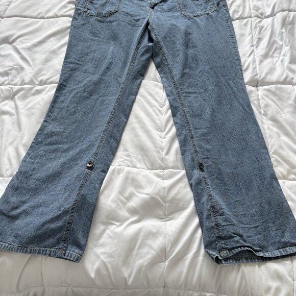 Vintage 90s Y2K Freestyle Low Rise Baggy Denim Jeans Womens Size 20 Grunge Indie - Picture 7 of 10